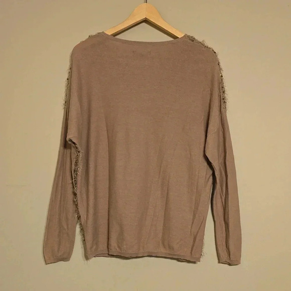 i Jeans by Buffalo | Sweater | Tan w/ accents | Size M - Picture 9 of 10